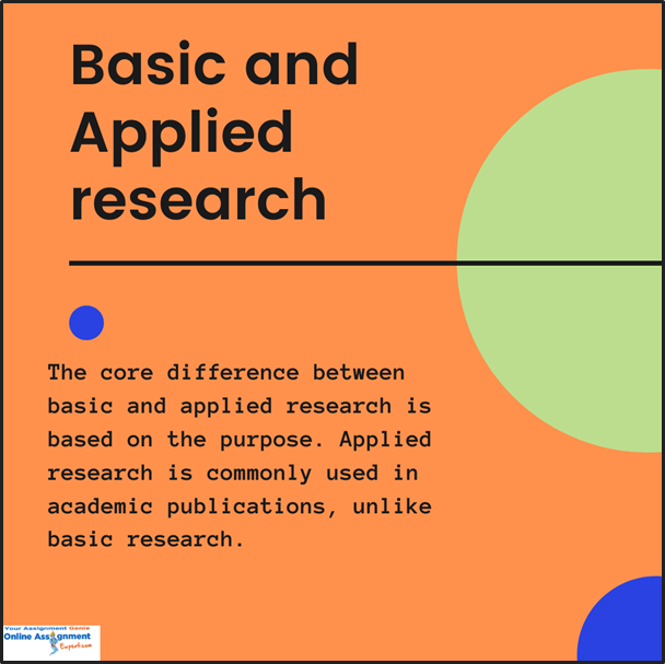 what are the key differences between basic and applied research