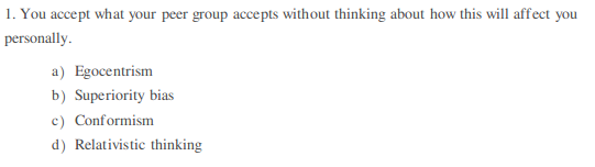 critical thinking assessment question 1