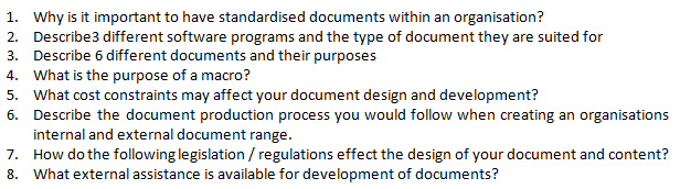 BSBADM506 manage business document design and development assignment question