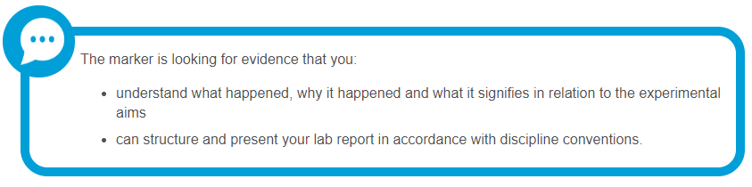 biology lab report