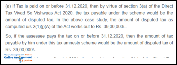 Income Tax Payable sample 3