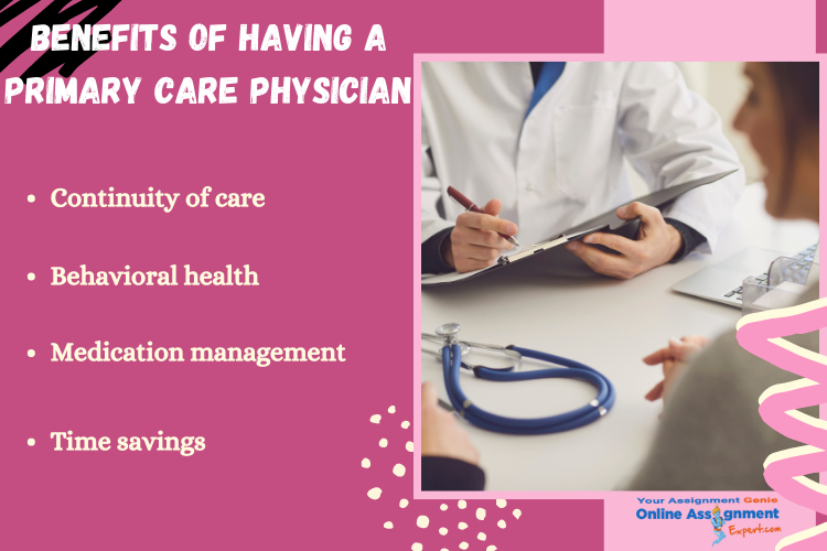 benefits of having a primary care physician