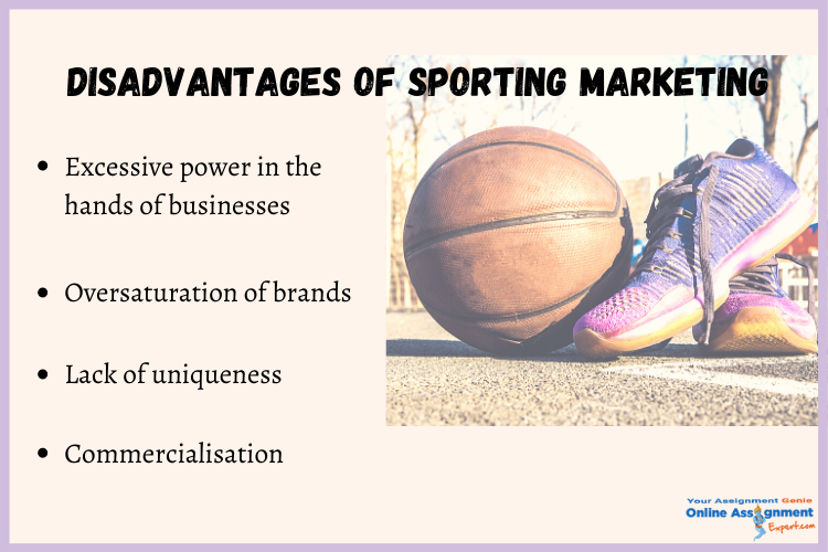 disadvantages of sporting marketing