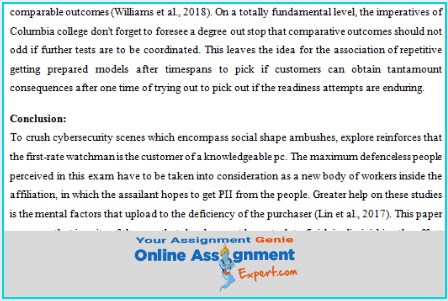 internet security assignment conclusion sample