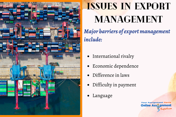 issue in export management