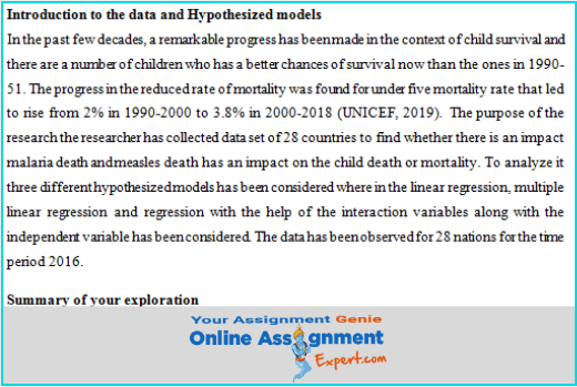 statistics assessment sample