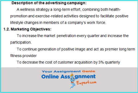 strategic advertising assignment answer