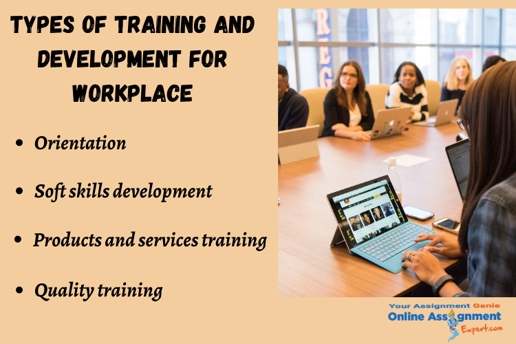 types of training and development for workplace