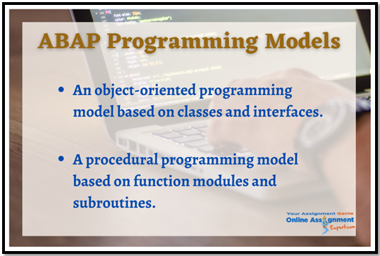 ABAP Programming Models