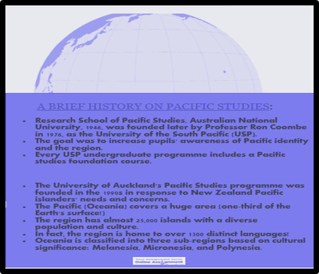 Pacific Studies Assignment Help 1