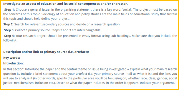 Policy Studies Assignment Sample