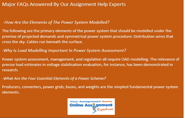 Power System Modelling Assignment Sample4