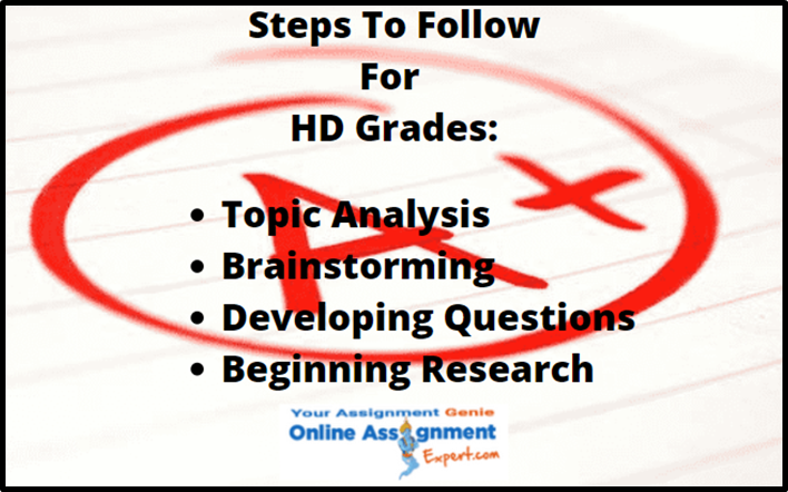 Steps to follow for HD Grades