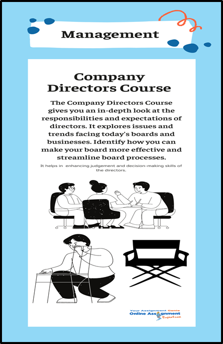 Company Directors Course Assignment Sample