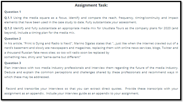 Educational Media Assignment Help