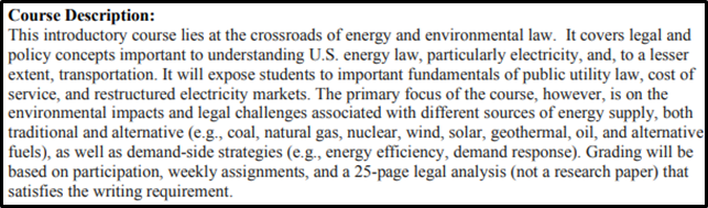 Energy Law Assignment Help 1