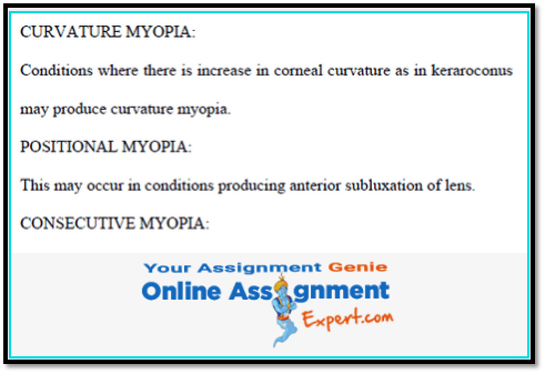 Myopia Management Assignment Help 1