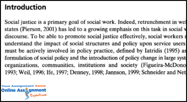 Social Work And Social Policy Report Writing 3