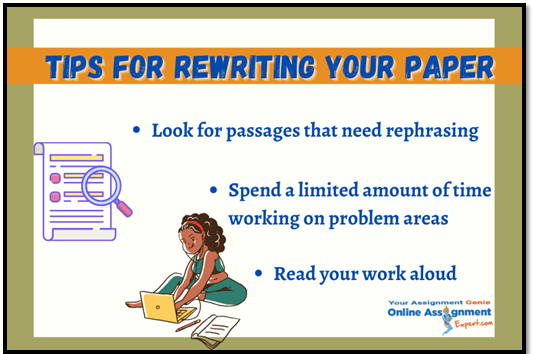 Tips for rewriting your paper