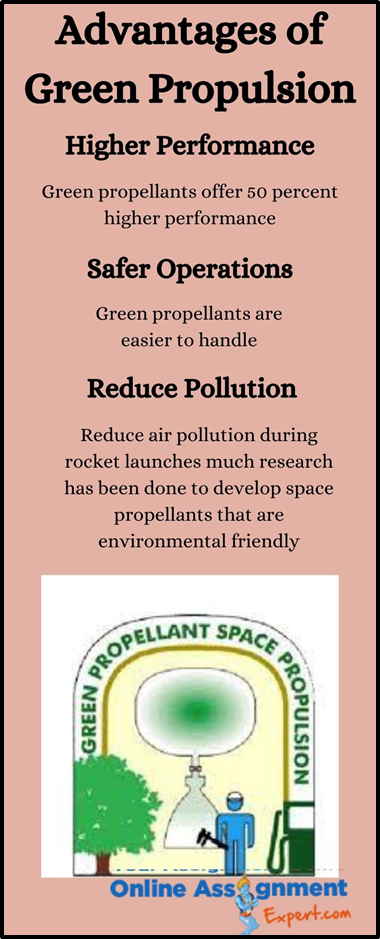 Advantages of Green Propulsion