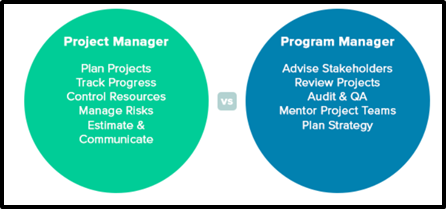 Project Manager and Program Manager