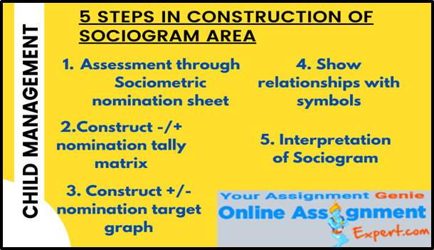 5 Steps in Construction of Sociogram Area
