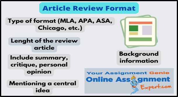 Article Review Format