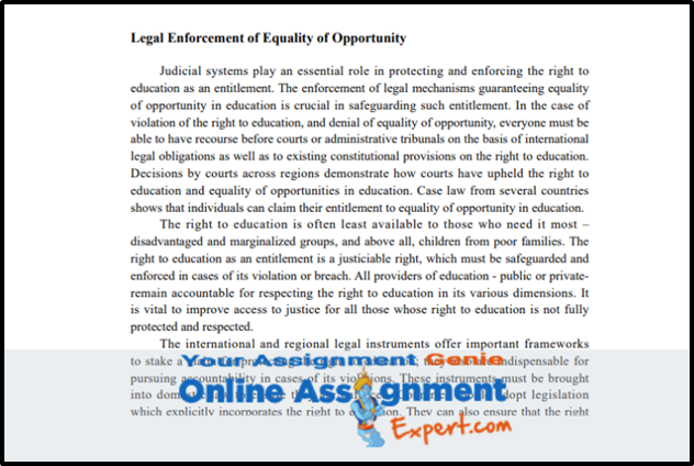 Equal Employment Opportunity Case Study Legal