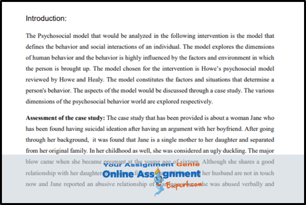 Psychology Assignment Help Solution Introduction
