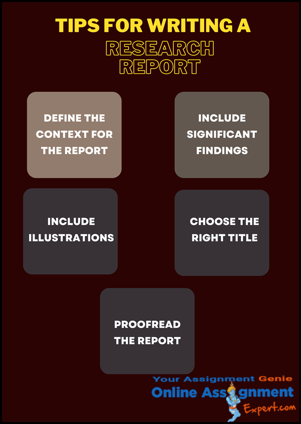 Tips for Writing a Research Report