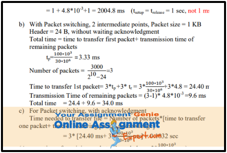 Computer Network Assignment Help Solutions Sample