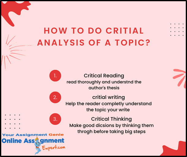 How To Do Critial Analysis Of A Topic