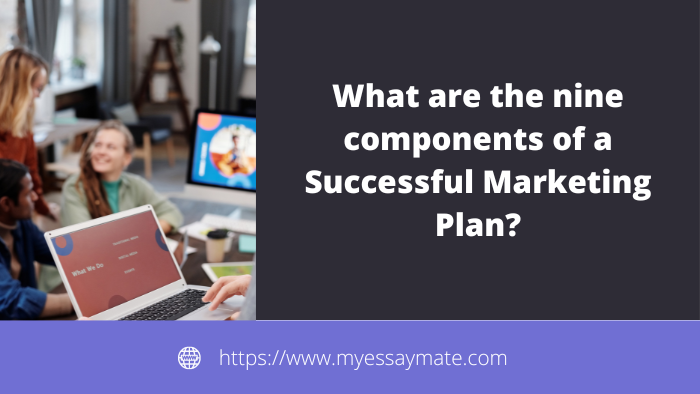 What are the nine components of a Successful Marketing Plan